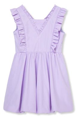 Habitual Kids Kids' Bubble Hem Dress in Lilac