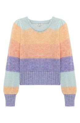 Habitual Kids Kids' Ombré Stripe Sweater in Orange Multi