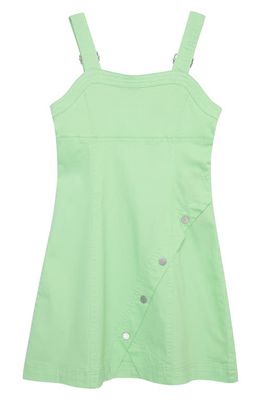 Habitual Kids Kids' Stretch Cotton Dress in Light Green