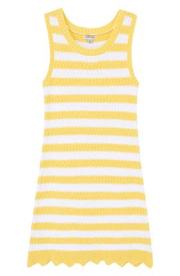 Habitual Kids ' Stripe Knit Dress in Yellow