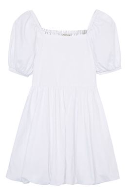 Habitual Kids Woven Cotton Blend Bubble Dress in White