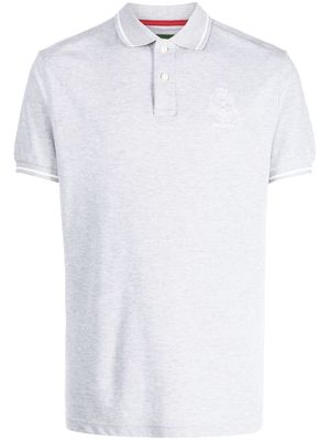 Hackett Heritage logo-embroidered polo shirt - Grey