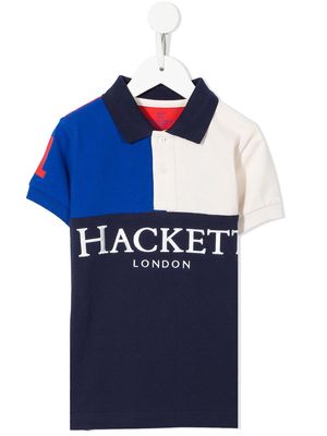 Hackett Kids colour-block polo shirt - Red