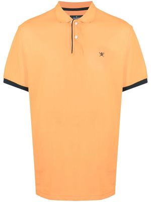 Hackett logo-embroidered polo shirt - Orange
