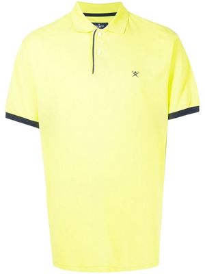 Hackett logo-embroidered polo shirt - Yellow