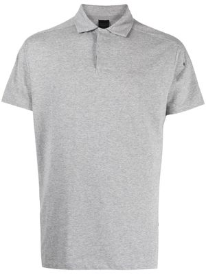 Hackett logo-print cotton polo shirt - Grey