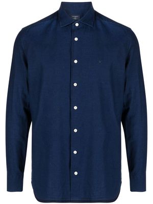 Hackett long-sleeve cotton shirt - Blue