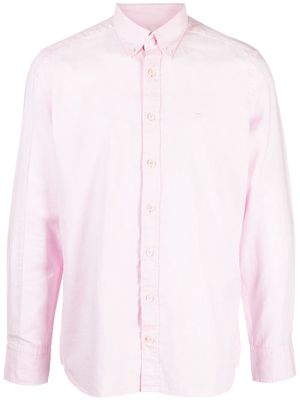 Hackett long-sleeve cotton shirt - Pink