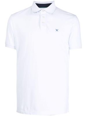 Hackett short-sleeve cotton polo shirt - White