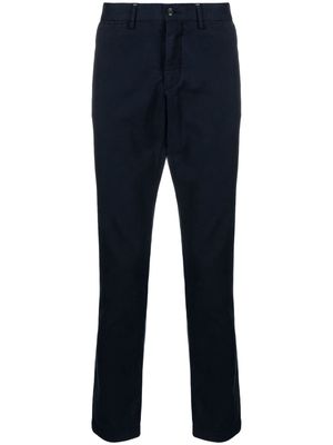 Hackett slim-cut cotton chino trousers - Blue