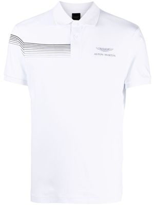 Hackett x Aston Martin cotton polo shirt - White