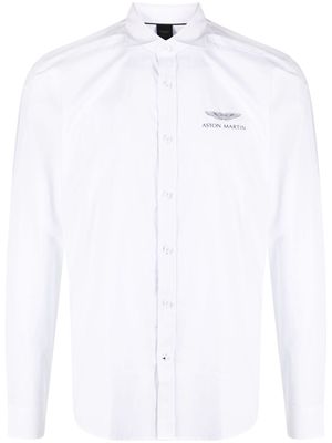 Hackett x Aston Martin logo-print shirt - White