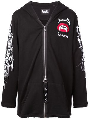 Haculla Captive zipped hoodie - Black