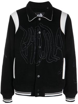 Haculla embroidered-logo shirt jacket - Black