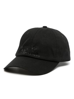 Haculla logo-embroidered cotton baseball cap - Black