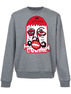 Haculla No Brainer crew neck sweatshirt - Grey