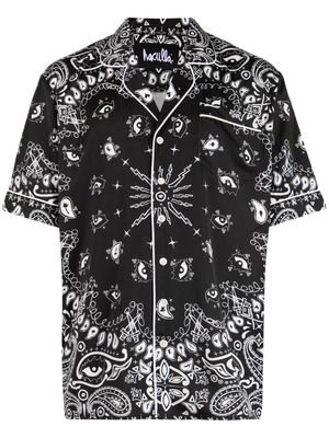 Haculla paisley-print button-up shirt - Black