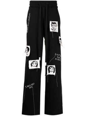 Haculla Sick Of It All knit trousers - Black