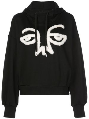 Haculla signature cape hoodie - Black