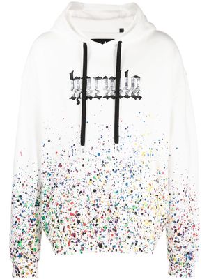 Haculla Smothered in Paint hoodie - White
