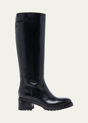 Hagar Leather Tall Riding Boots