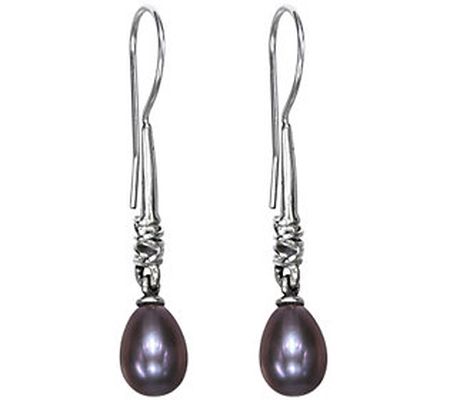 Hagit Sterling Cultured Freshwater Pearl Dangle Earrings