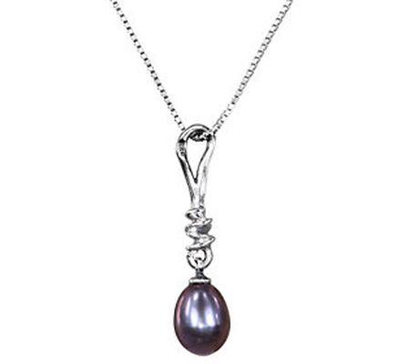 Hagit Sterling Cultured Freshwater Pearl Pendan t w/ Chain