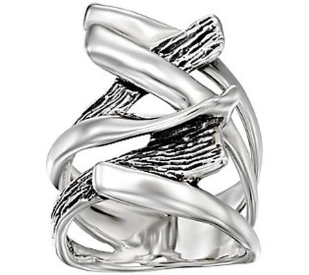 Hagit Sterling Organic Bypass Ring