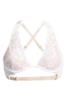 HAH Two Timer Lace Underwire Bra in Blanc