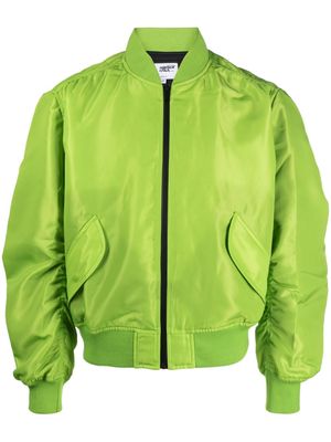 Haider Ackermann x Fila reflective-logo bomber jacket - Green