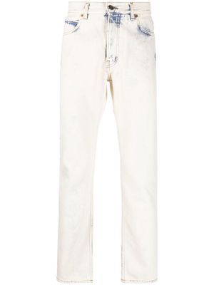 Haikure bleached-effect straight-leg jeans - Neutrals