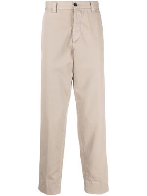 Haikure cotton chino trousers - Brown