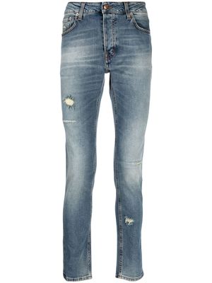 Haikure faded-effect slim-fit jeans - Blue