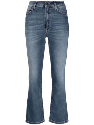 Haikure flared high-waisted jeans - Blue