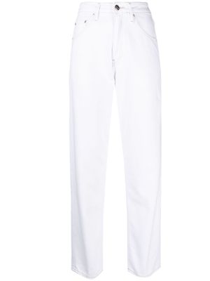 Haikure high-rise cropped jeans - White
