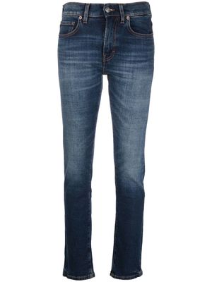 Haikure high-rise fitted jeans - Blue
