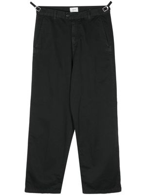 Haikure high-waist tapered trousers - Black