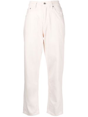 Haikure high-waisted cropped jeans - Neutrals