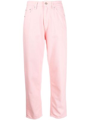 Haikure high-waisted cropped jeans - Pink
