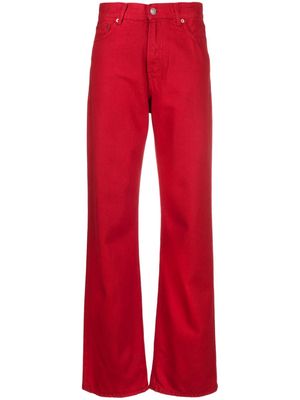 Haikure Korea wide-leg jeans - Red