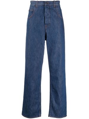 Haikure loose-fit organic cotton jeans - Blue