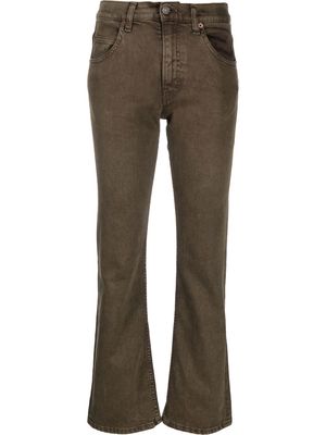 Haikure mid-rise bootcut jeans - Brown