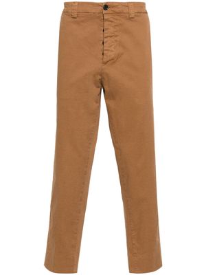 Haikure mid-rise chino trousers - Brown
