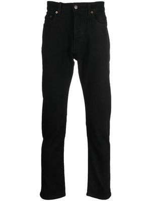 Haikure mid-rise logo-patch jeans - Black