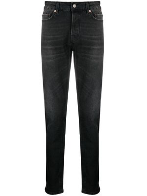 Haikure mid-rise slim-cut jeans - Black