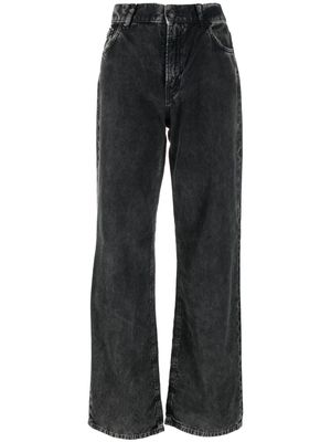 Haikure mid-rise wide-leg jeans - Grey