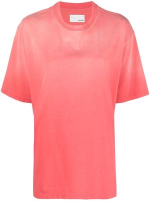 Haikure short-sleeve cotton T-shirt - Pink