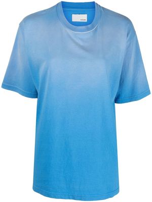 Haikure shortsleeved cotton T-shirt - Blue