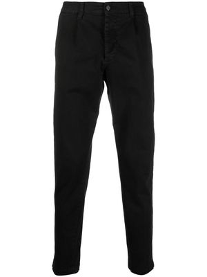 Haikure slim-cut chino trousers - Black