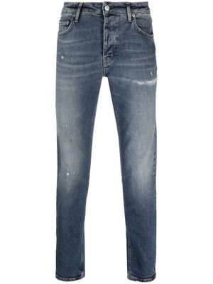 Haikure slim-cut stonewashed jeans - Blue